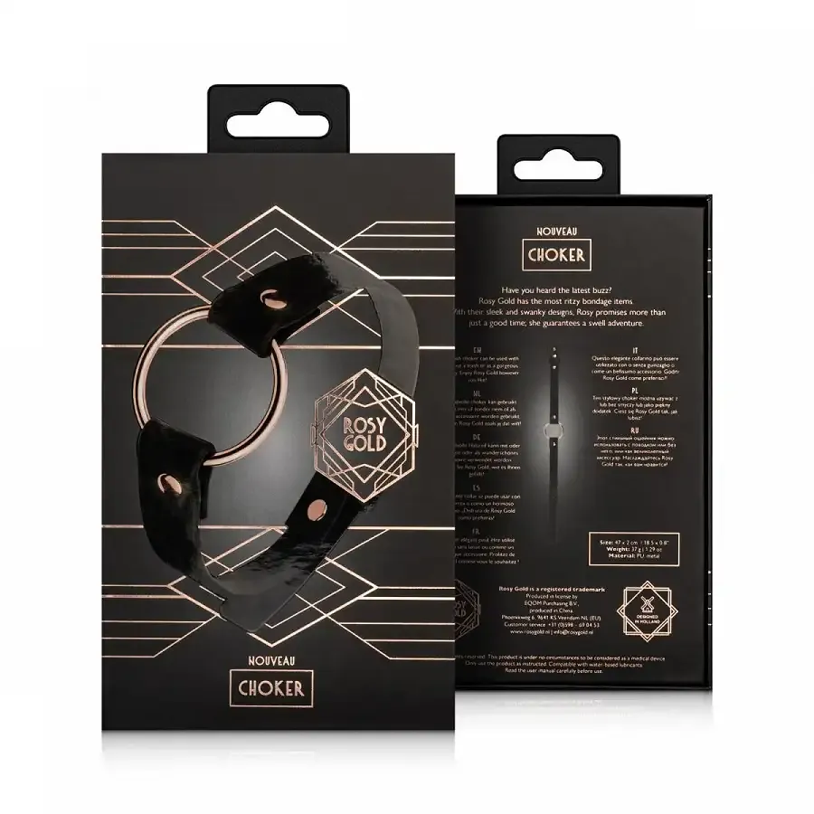Чокер Rosy Gold - Choker - Black Львів - фото 5