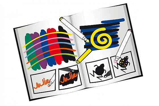 Фломастери чарівні MALINOS Farbenzauber світлі малюють по темних 10 (5+5) шт Киев