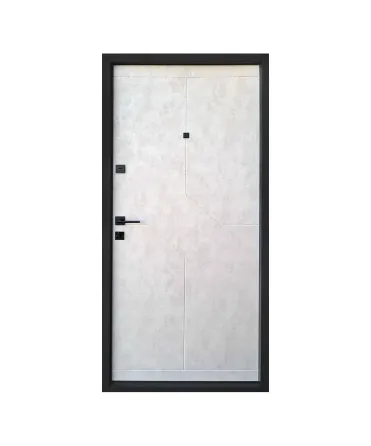 Вхідні двері Qdoors Преміум Kale Некст мрамор темний/бетон бежевий 950х2040 мм Київ