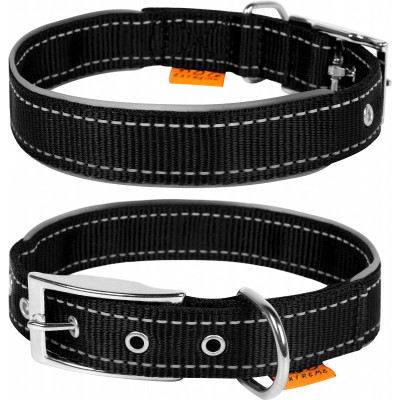 Ошейник для животных Collar Dog Extreme 25 мм 38-48 см (черный) (67041) Винница - изображение 1
