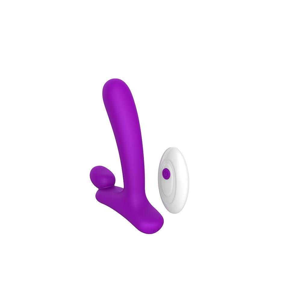 Вибратор в форме буквы,, L,,со стимуляцией клитора и точки G Chisa Lust Ripple Horny, фиолетовый Sex Aura Киев - изображение 3