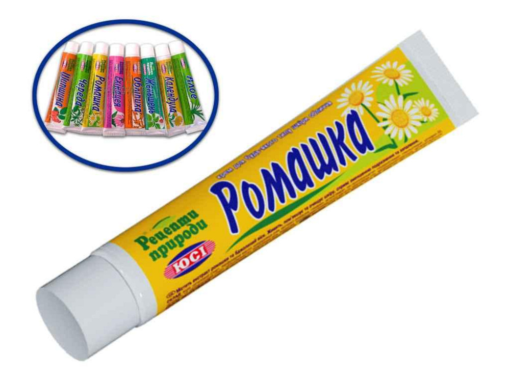 Крем для зайвої якості 40 г (Ромашка) ТМ РЕЦЕПТИ ПРИРОДИ Київ - фото 1
