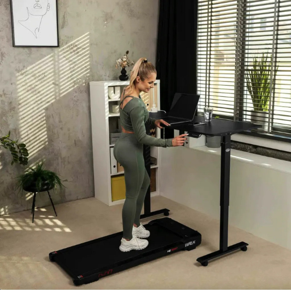 Компьютерный стол Amone с электрической регулируемой высотой черный Игровой для компьютера Стол для работы Киев - изображение 9