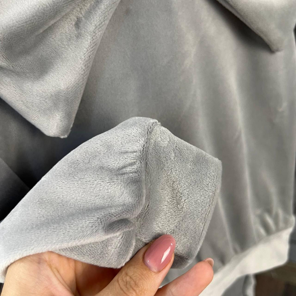 Дитячий Костюм для Дівчаток Велюр Turkey Сірий, 2-3 роки 92-98 см Київ - фото 3