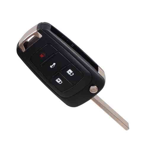 Викидний ключ Chevrolet, корпус під чіп, 4 кнопки, автоключ DKT0269, HU100, смарт корпус Київ