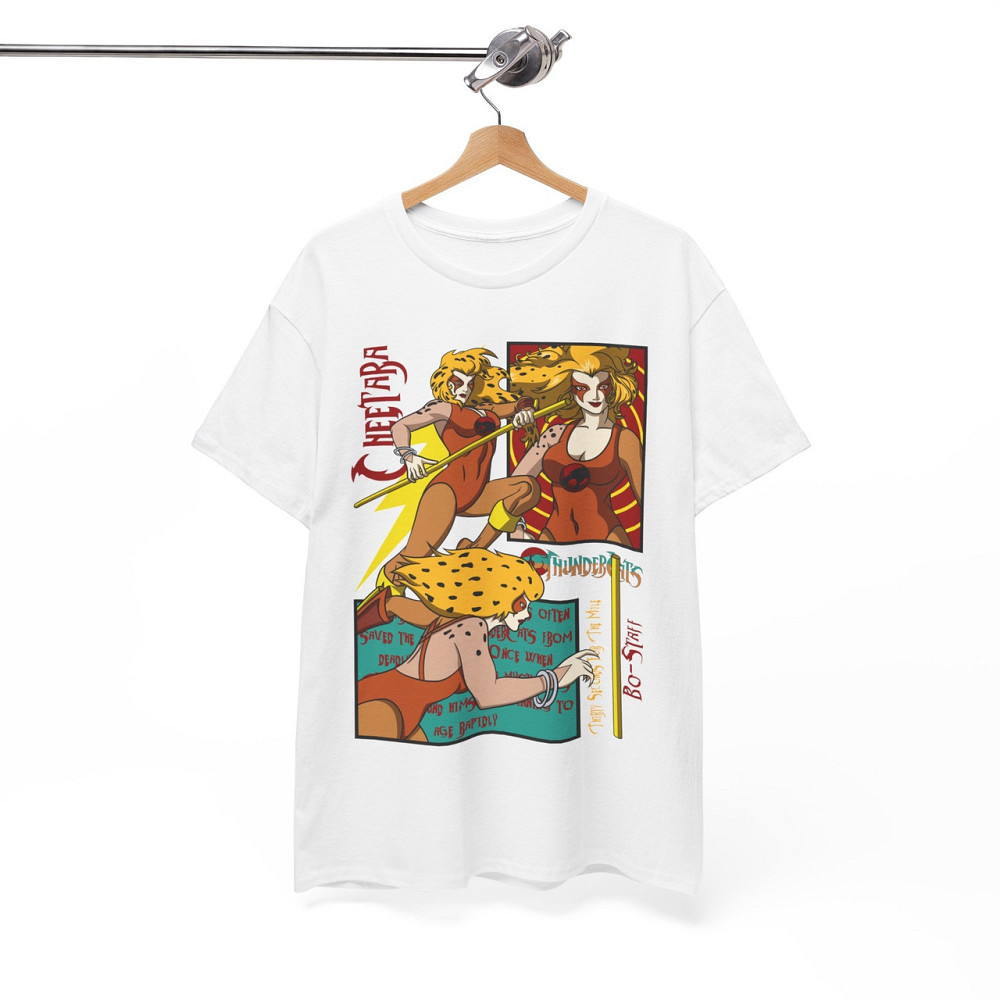 Футболка з аніме принтом Кхеетара Тхундеркатс Вінтаге Картоон оверсайз (S/M/L) Чорний AnimeJ0246 Дніпро - фото 7