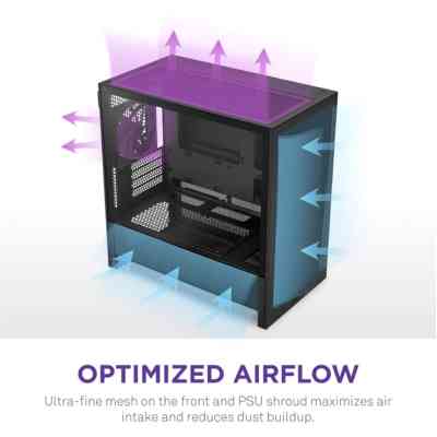 Корпус NZXT H3 Flow All Black (CC-H31FB-01) Вінниця