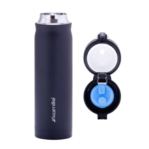 Термопляшка 500мл нержавіюча сталь (блакит/фіолет/помаранч/салат) KAMILLE 2005B Житомир - изображение 12