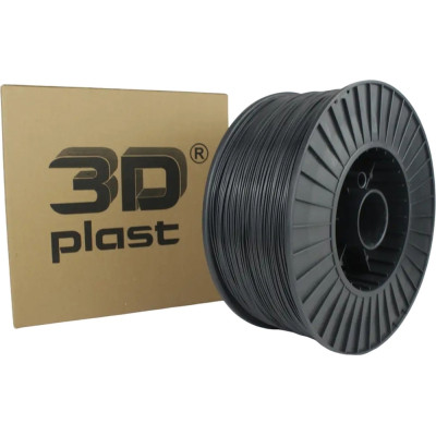 Пластик для 3D-принтера 3Dplast PLA 1.75мм, 3кг, gray - graphit (3DPLA1753GRGF) Вінниця - фото 1