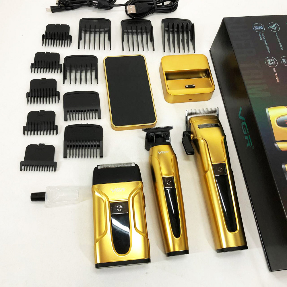 Тример для скронь VGR V-694, Машинка для стрижки волосся і потилиці Машинка стрижки окантовки PA-57 Івано-Франківськ - фото 10