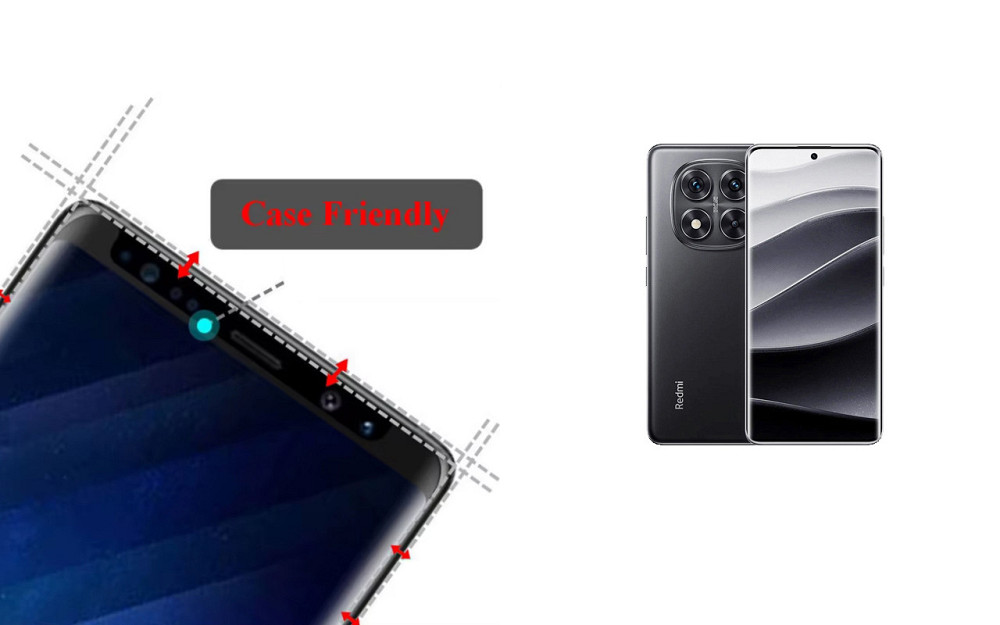 Захисне скло HyperGlass Pro для Xiaomi Redmi Note 14 Pro, 14 Pro 5G – максимальна чутливість та захист Київ - фото 4
