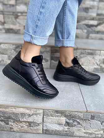 EMELI Кросівки жіночі EMELI 821/13 чорні (весна-осінь, шкіра натуральна) (4129) Коломия