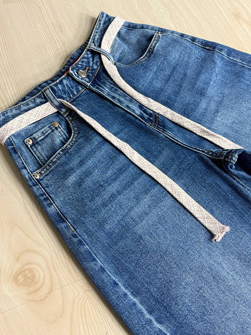 Джинсы женские Vanver 2009 skater jeans бананы с поясом синие, синий, 28, 28, 79 см, 108 см Киев - изображение 13