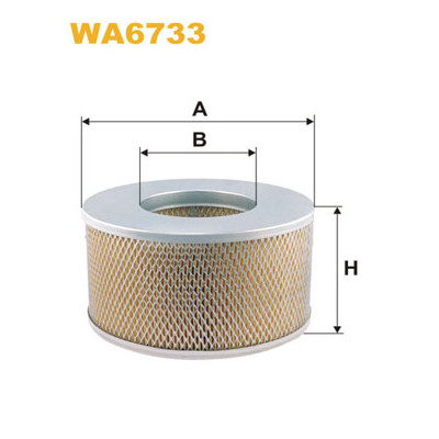 Воздушный фильтр для автомобиля Wixfiltron WA6733 Винница - изображение 1
