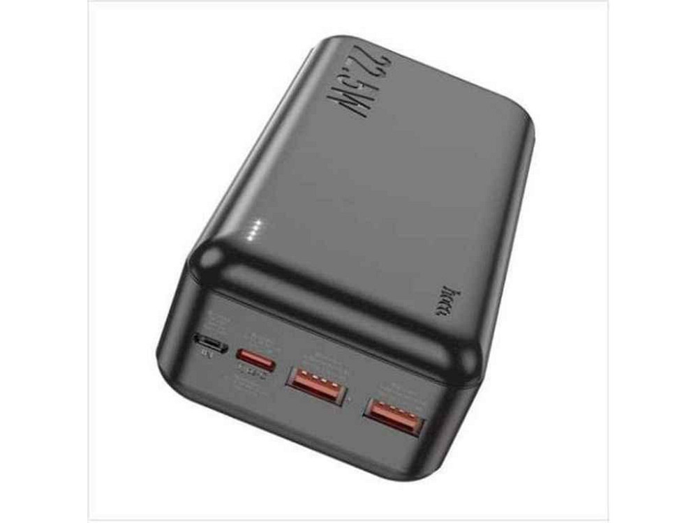 Power Bank 30000mAh J101B 2USB QC3.0 22.5WPD20W (input micro/Type-C 18W) чорний ТМ Hoco Київ - фото 1