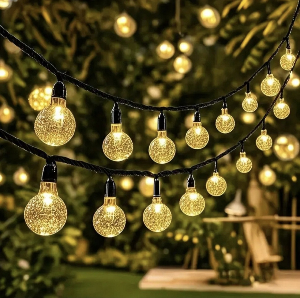 Вулична гірлянда на сонячній батареї з датчиком день/ніч 12 см 100 LED Смела - изображение 2