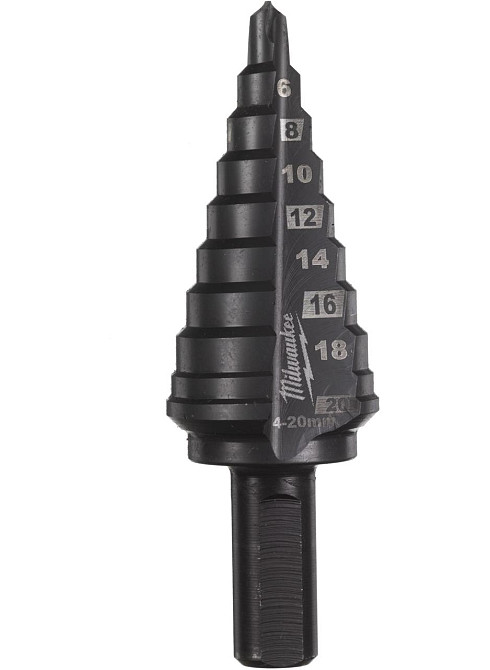 Свердло ступінчасте кобальтове ALCRN 4-20MM MILWAUKEE Одесса - изображение 1