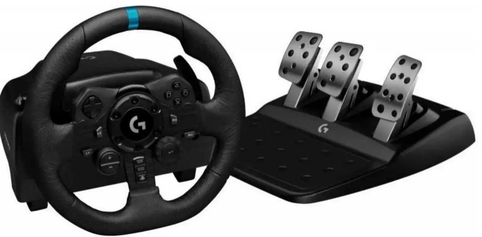 Комплект (кермо, педалі) Logitech G923 PS5/PS4/PC. Харків - фото 1