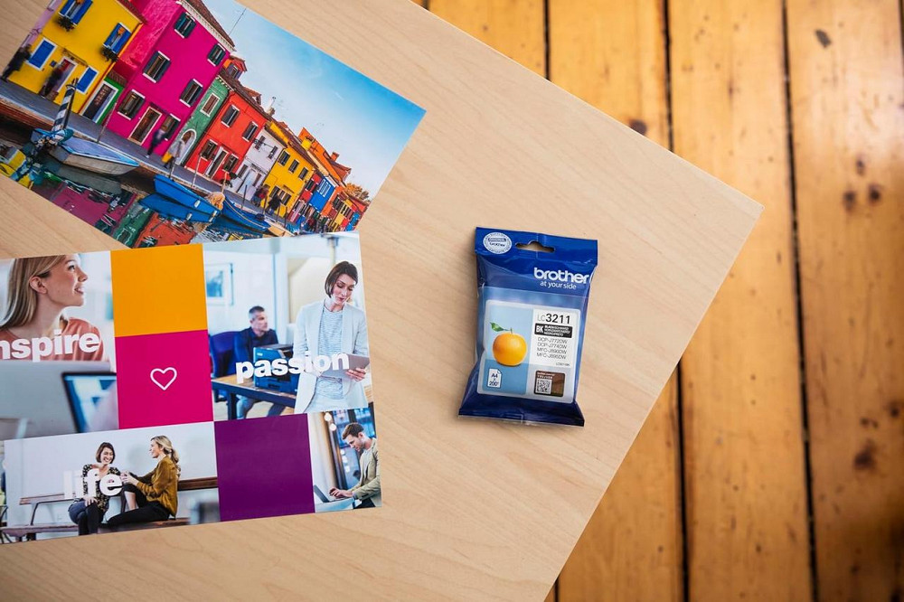 Картридж Brother LC3211BK Черный стандартный ресурс 200 стр для DCP-J772DW MFC-J890 оригинал водостойкий Киев - изображение 6