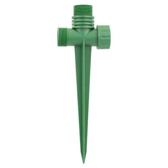 Grad Дождеватель круговой на пластиковом колышке с боковой подачей (ABS) GRAD (5014115) Киев