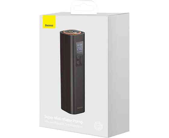 Автомобільний насос Baseus Super Mini Inflator Pump Black Київ