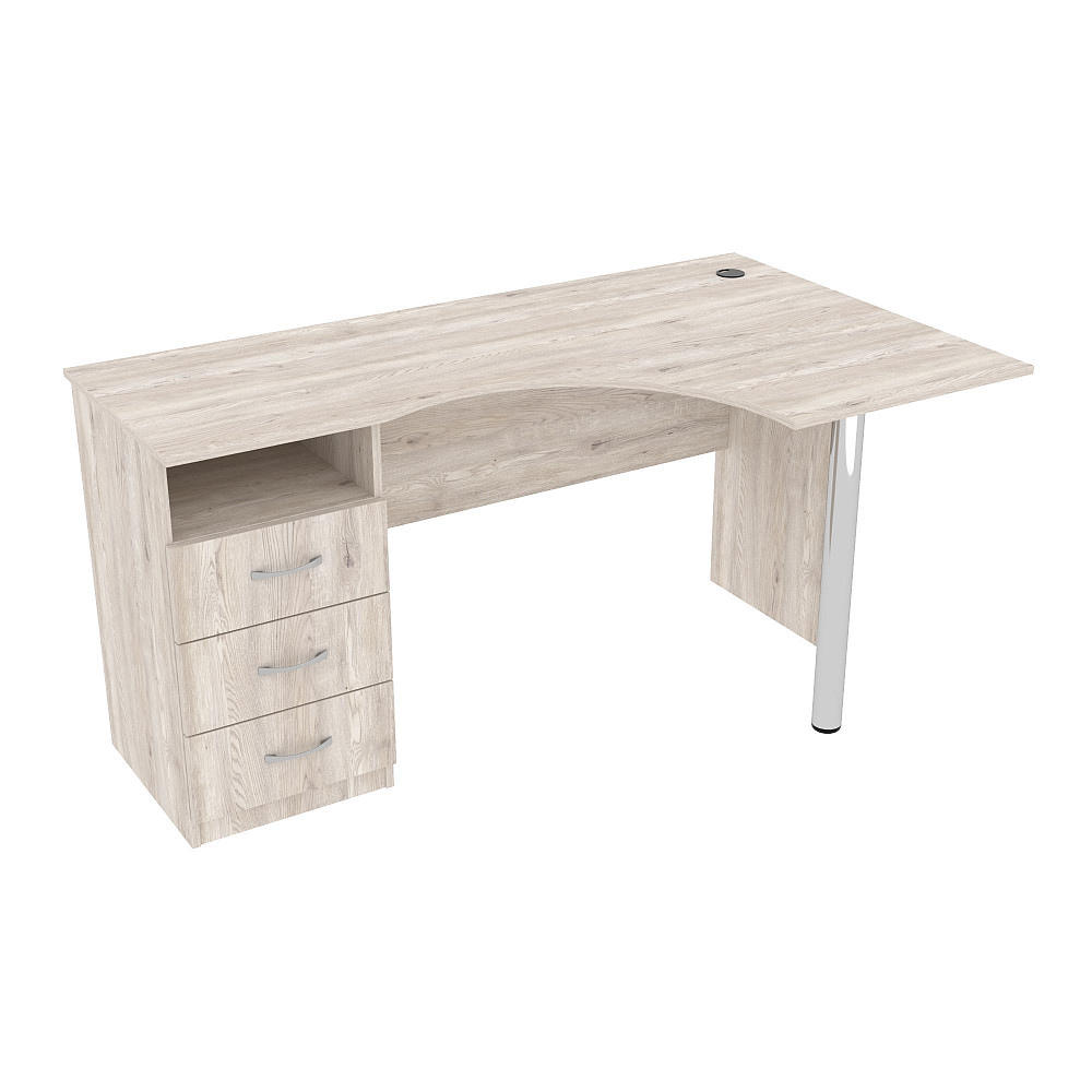 Стол угловой ОСК-2, Самоа Димчастий, 1500/900/760 Львов - изображение 1