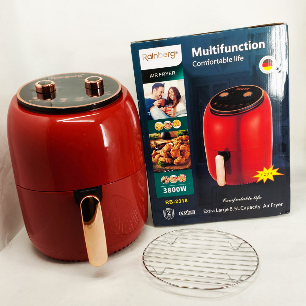 Фритюрниця для домашніх страв Rainberg, Сенсорна побутова аерофритюрниця, Безмасляний фритюр VW-73 Львів - фото 8
