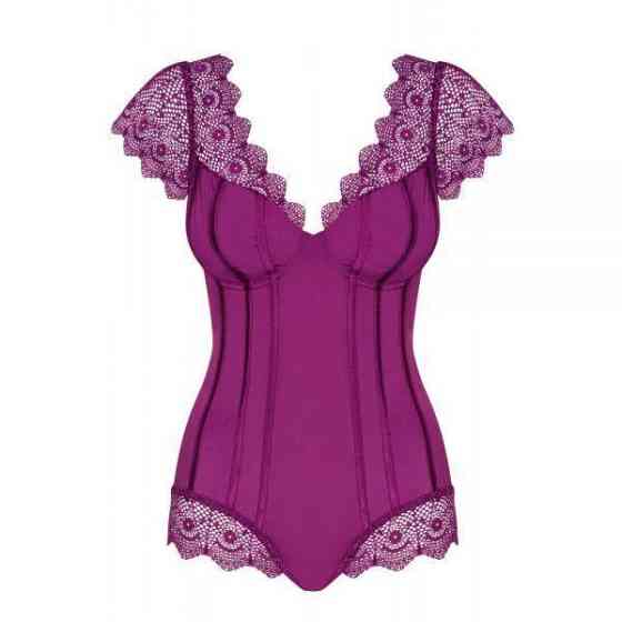 Боди Obsessive Moketta teddy purple S/M Sex Aura Киев