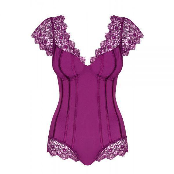 Боди Obsessive Moketta teddy purple S/M Sex Aura Киев - изображение 5