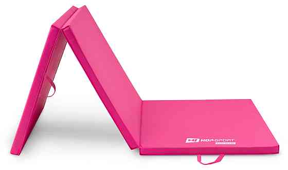 Мат гімнастичний Hop-Sport HS-064FM 4см м'який рожевий Київ