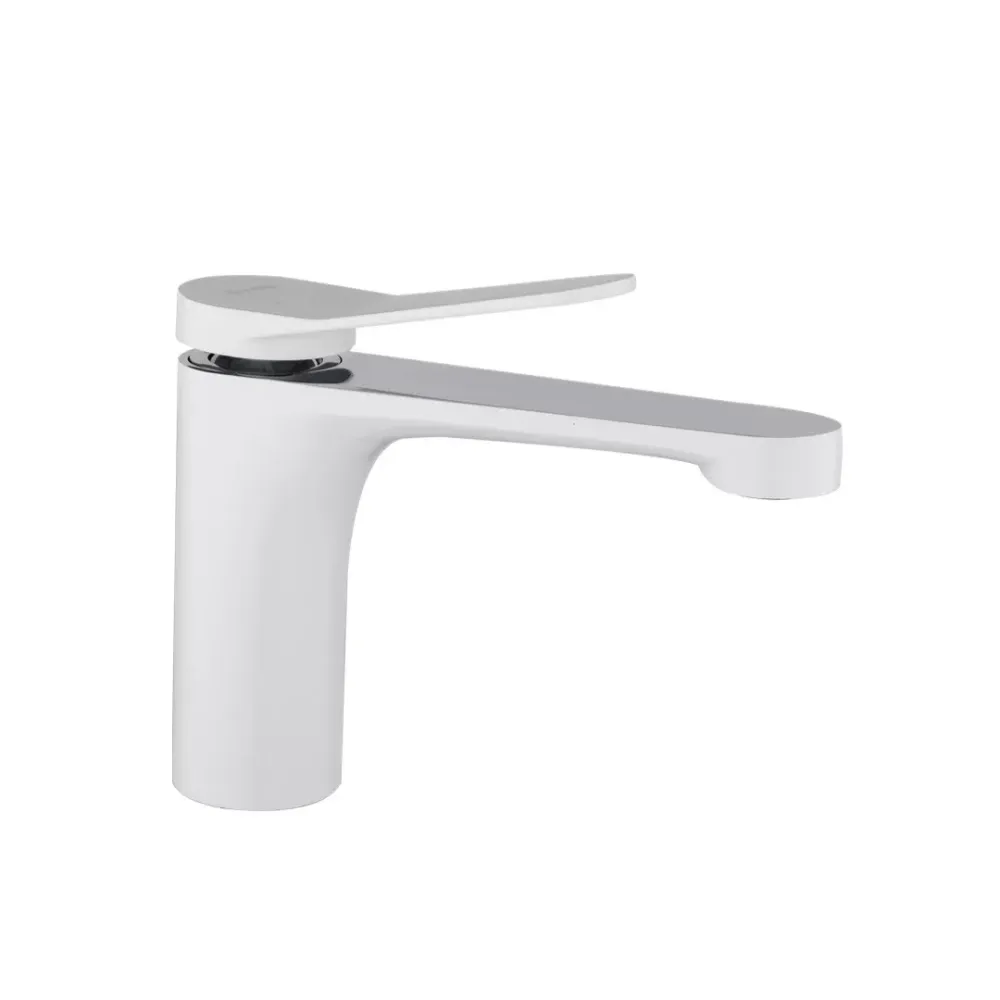 Смеситель для умывальника Frap F1045 белый/хром Киев - изображение 1