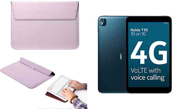 Чохол-конверт VitoCase для Nokia Tab T10, з функцією підставки для планшета Фіолетовий Київ