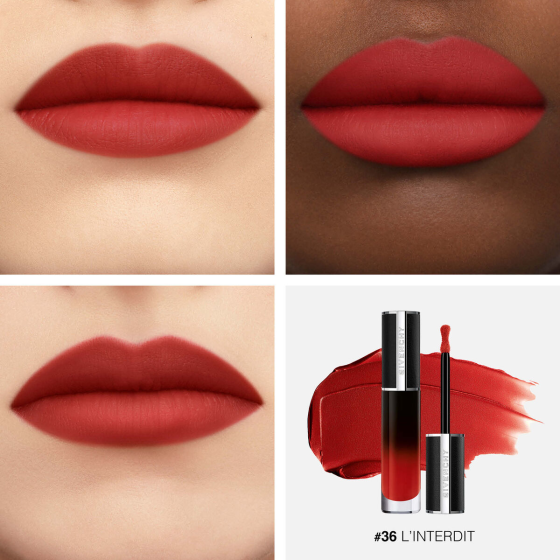 Рідка помада для губ Givenchy (Живанці) Le Rouge Interdit Cream Velvet Lipstick 36 L'interdit Слов'янськ