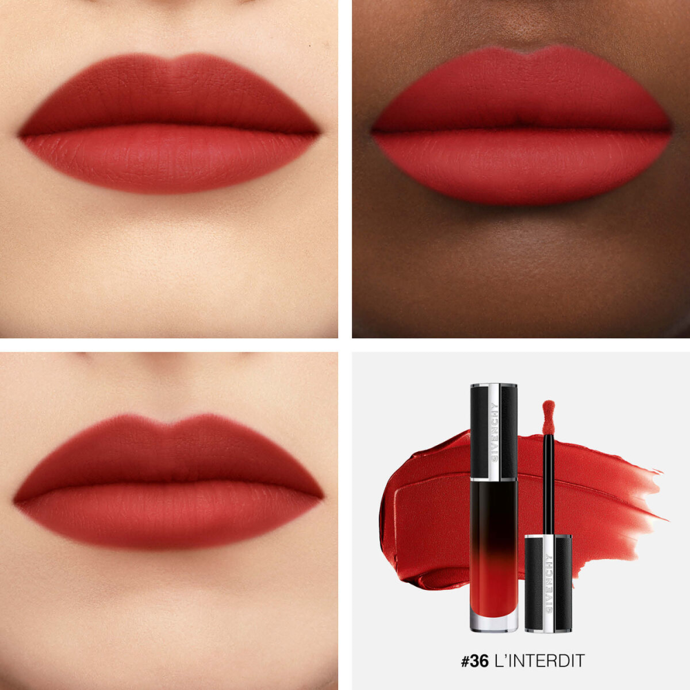 Рідка помада для губ Givenchy (Живанці) Le Rouge Interdit Cream Velvet Lipstick 36 L'interdit Слов'янськ - фото 3