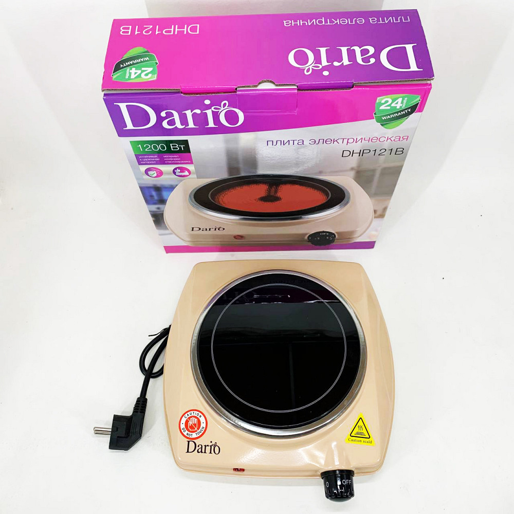 Мощная настольная электроплита DARIO, Дисковая плита для дома, Варочная настольная плита MK-37 Львов - изображение 4