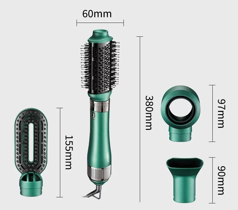 Стайлер-фен для укладання волосся VGR V-493 (Бірюзовий) Київ - фото 5