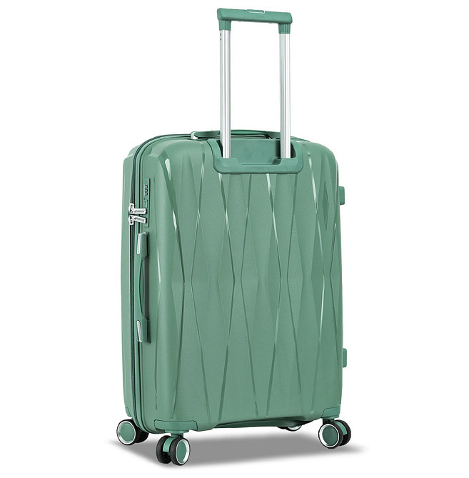 Валіза поліпропіленова MADISSON 51103 велика 77 см зелена Київ - фото 15