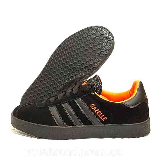 Кроссовки Adidas Gazelle Черные Адидас Мужские Газель Женские (размеры: 36,37,38,39,40,41) Видео Обзор Днепр