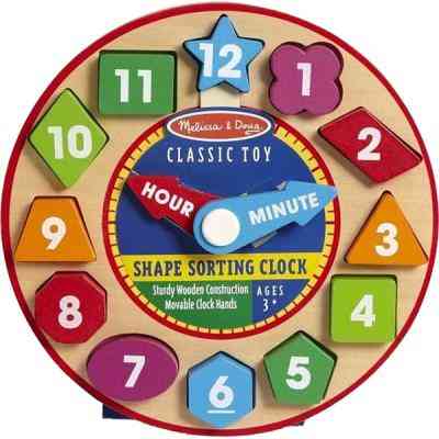 Развивающая игрушка Melissa&Doug Часы-сортировщик (MD18593) Винница