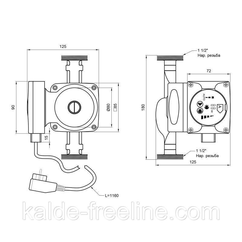 Насос циркуляционный Thermo Alliance LPSA 25/60/180 Харків - фото 2