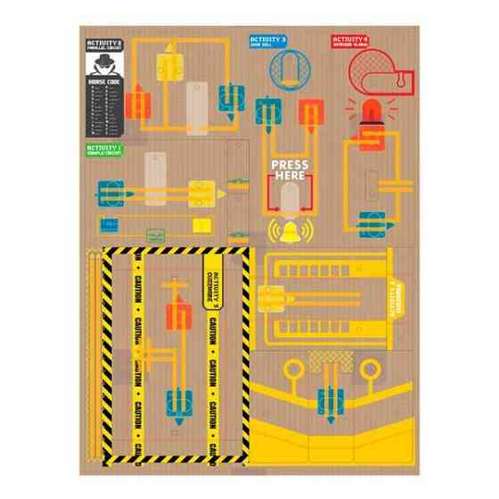 Набір для досліджень 4M Паперові схеми Світло і звук (00-03429) Харків