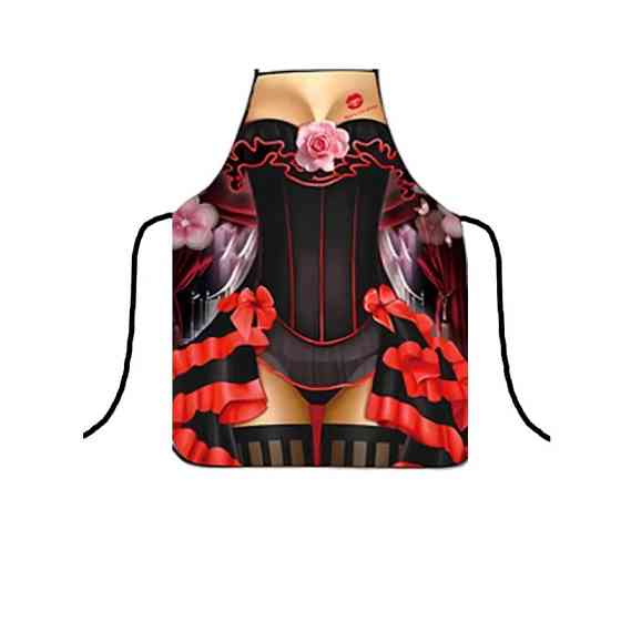 Фартух з приколом дівчина Циганка 75 на 55 см різнобарвний Київ