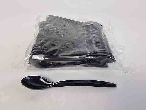 Чайна Ложечка 140мм.чорна Преміум (100 шт) Харків