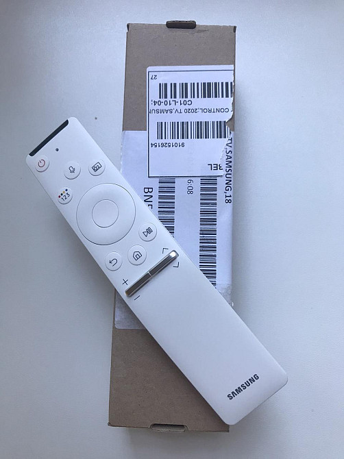 Пульт Samsung белый оригинальный bluetooth смарт голосовой BN59-01298Q для тв Самсунг телевизора универсальный Каменское - изображение 1