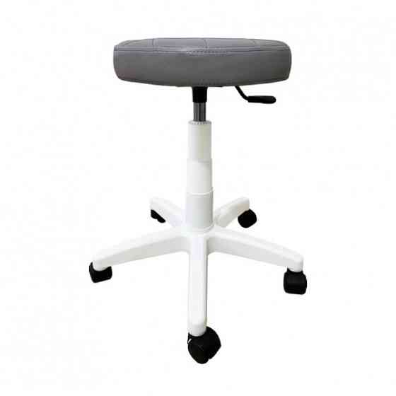 Стілець для майстра без спинки Йола на белой ніжці Київ