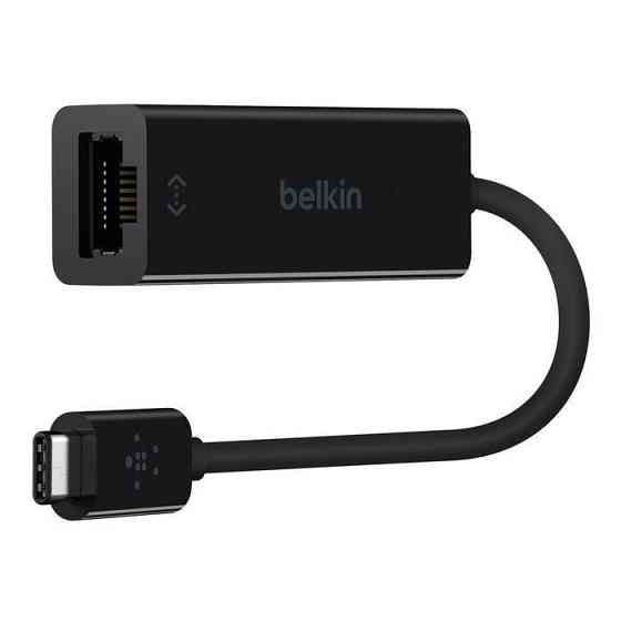 Мережева карта Belkin USB-C-RJ-45 Gigabit Ethernet (F2CU040btBLK) Чорний Харків