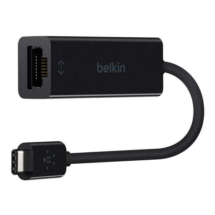 Мережева карта Belkin USB-C-RJ-45 Gigabit Ethernet (F2CU040btBLK) Чорний Харків - фото 1