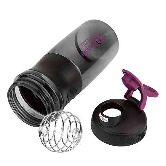 Шейкер спортивний (пляшка) BlenderBottle SportMixer Flip 28oz/820ml Black/Plum Кам'янське