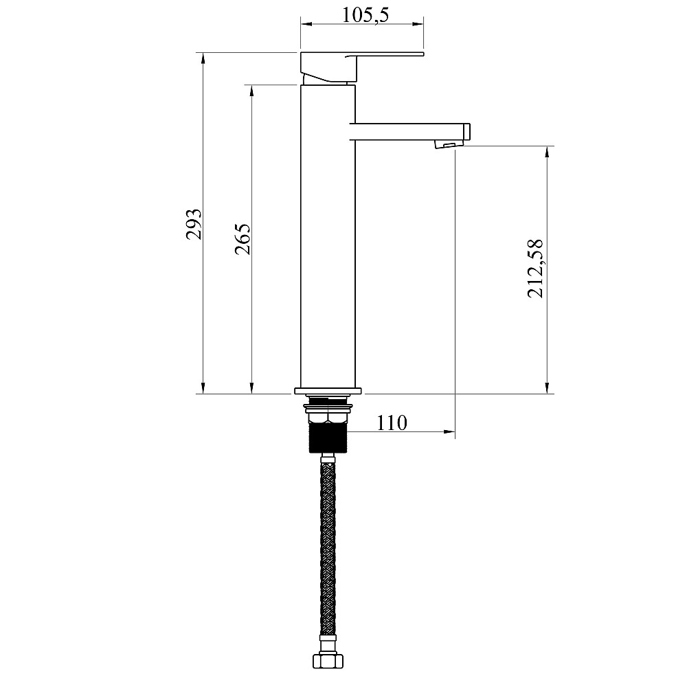 Змішувач для умивальника DOMINO MALTA DMS-201HL Луцк - изображение 7