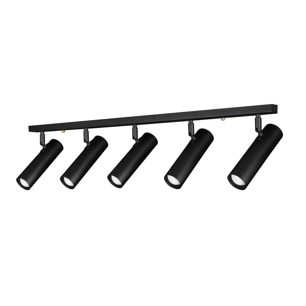 Светильник на планке с поворотними плафонами 5-Е27 Telescope NL 22501-5 BK Одесса - изображение 2